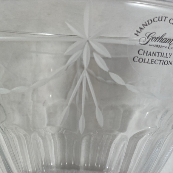 Gorham 1831 Chantilly Collection Handcut Full Lead Crystal Bowl Garland Pattern - Picture 6 of 8